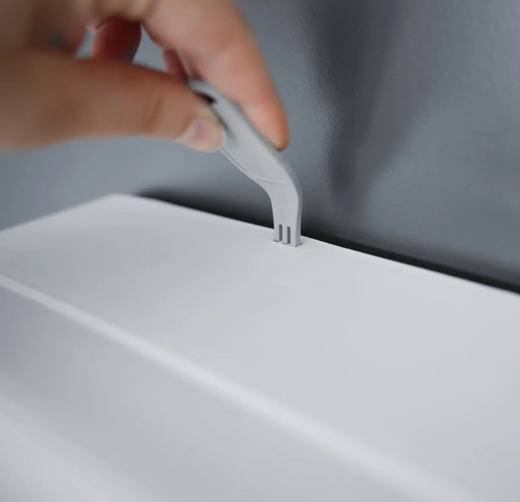 SemyTop Toilettenpapierspender, für 2 Rollen, weiss matt - 2