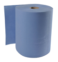 Industrierolle 36 cm, 3-lagig, recycling blau, 1000 Blatt, 1 Rolle - 2