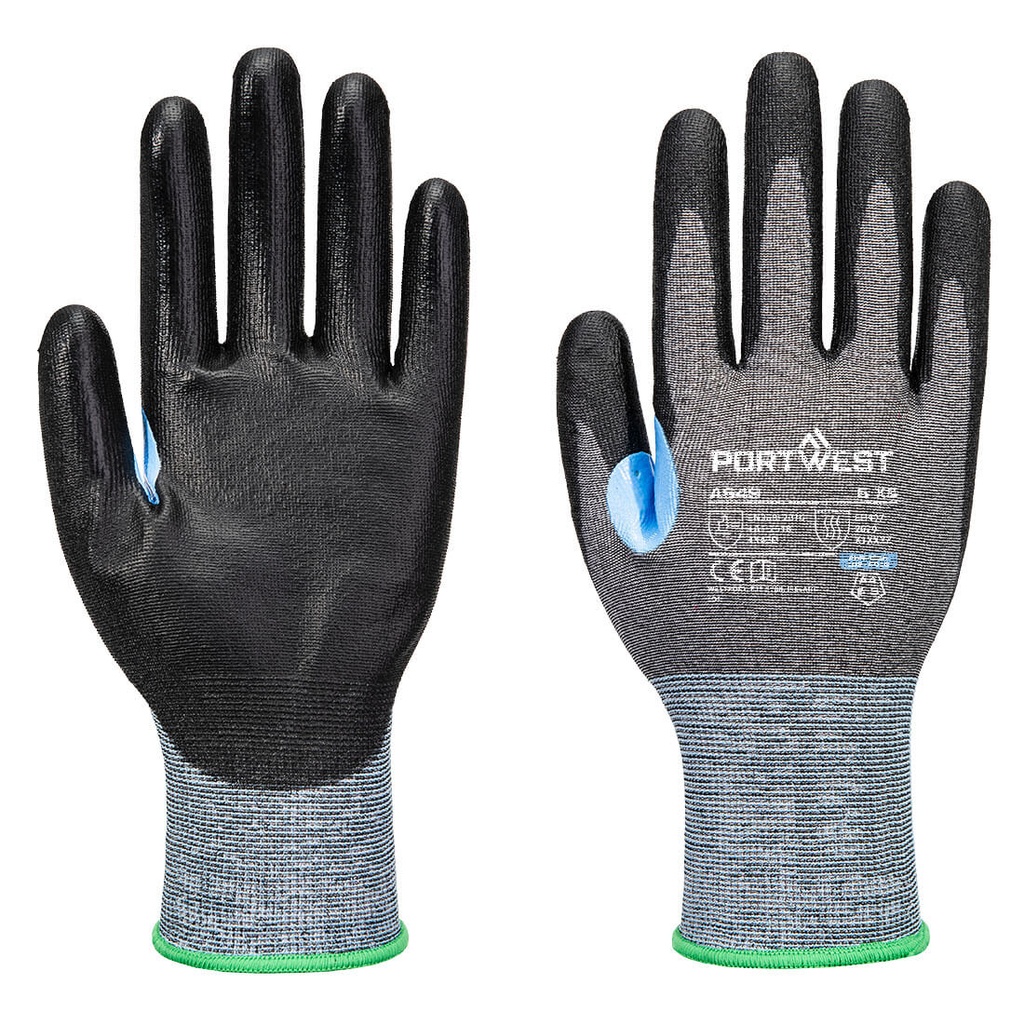 A649 - CS D21 PU Schnittschutzhandschuh Grau/Schwarz - 1