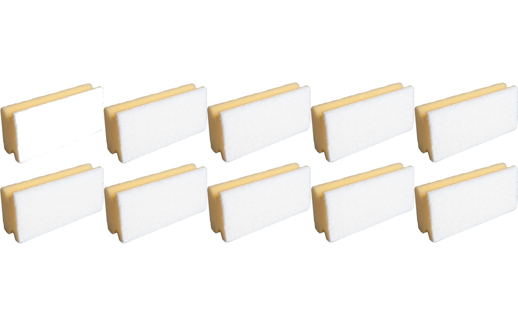 Padschwamm Profi, 10er Pack Pad weiss - 94141.40-10 - 1