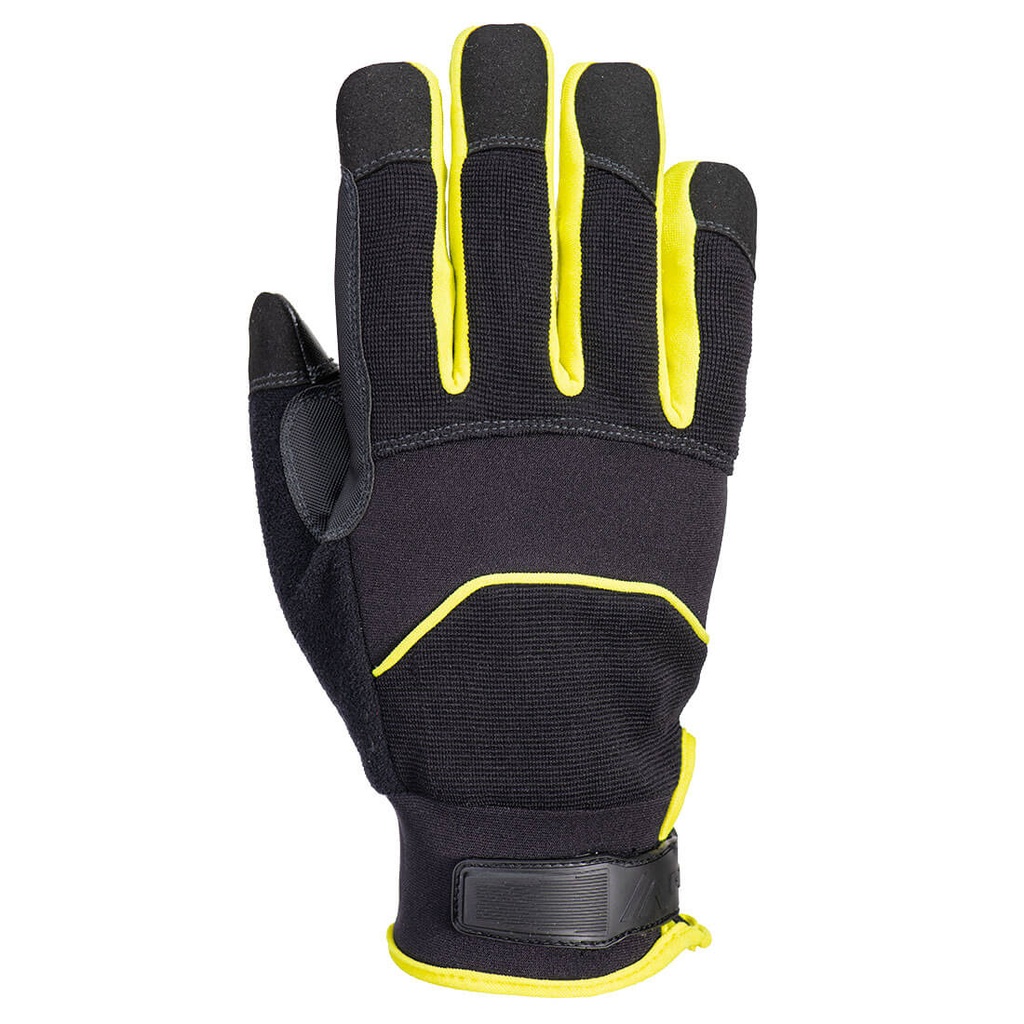 A792 - Nadelsicherer Handschuh Schwarz/Gelb - 1