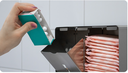 ‌Spender für Binden und Tampons, weiss - 1