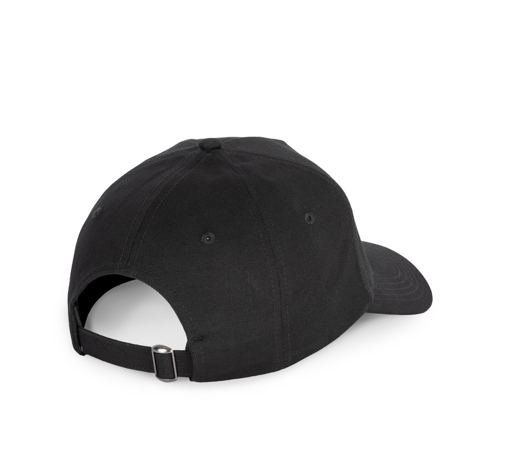 5-Panel-Kappe aus recycelter Baumwolle KP916 Schwarz 2