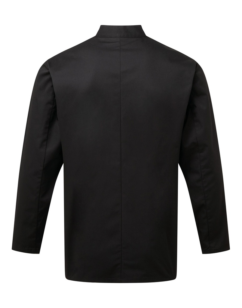 Langärmelige Kochjacke „Essential“ PR901 Schwarz 2