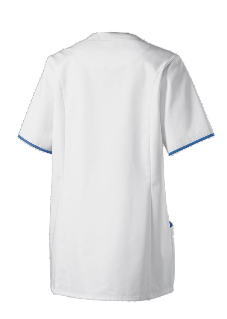 BP® Kasack für Damen 1702-485 Weiss / Azurblau 2