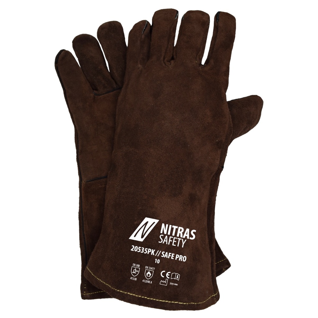 Schutzhandschuhe Schweisserschutz 20535PK // SAFE PRO