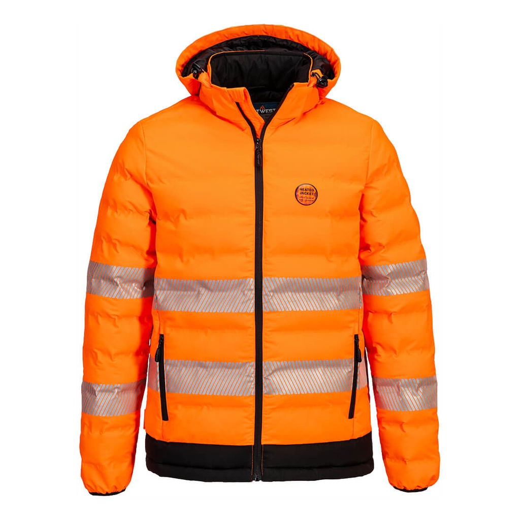 S548 - Hi-Vis Beheizbare Ultrasonic Tunneljacke