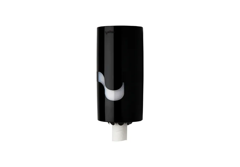[C92310] Handtuchrollenspender Megamini – Innenabrollung  Mini (Schwarz)