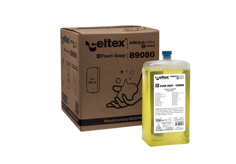 [C89080] Celtex-E-CONTROL FOAM SOAP 700ML 1X6