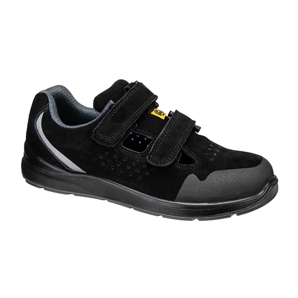 FE08 - Composite-Sandale S1P ESD SR FO (Schwarz, 35)
