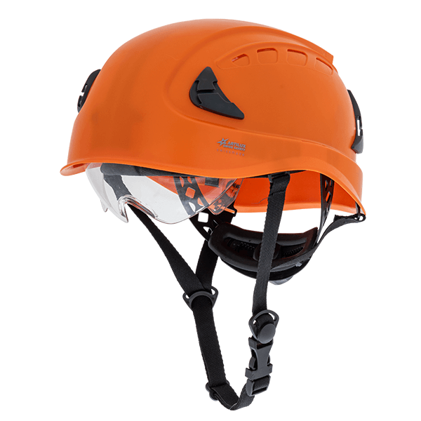 [AS1-700R41.OR-000] Schutzhelm ARTITOP® SH700 (Roto & Schutzbrille & Kinnband) (Orange)