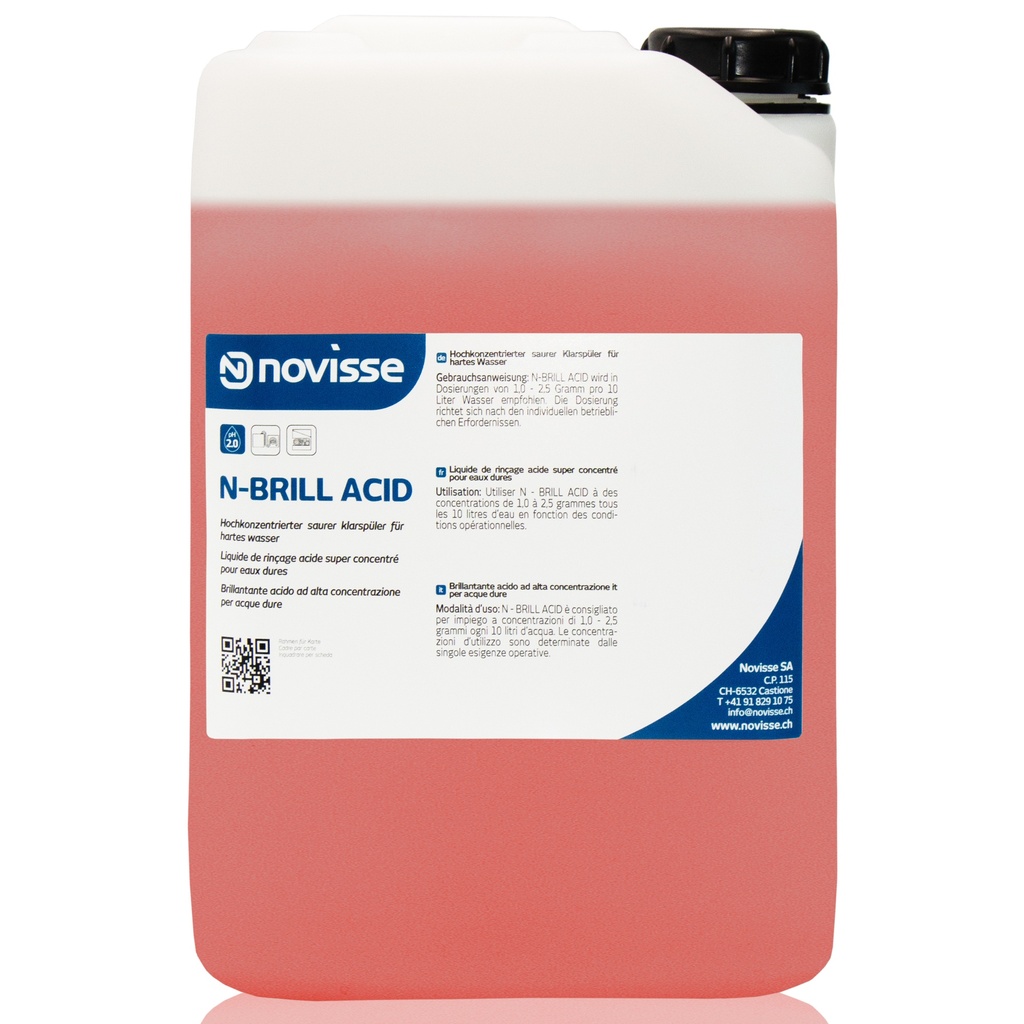 N - Brill acid. 10 L  saurer Klarspüler