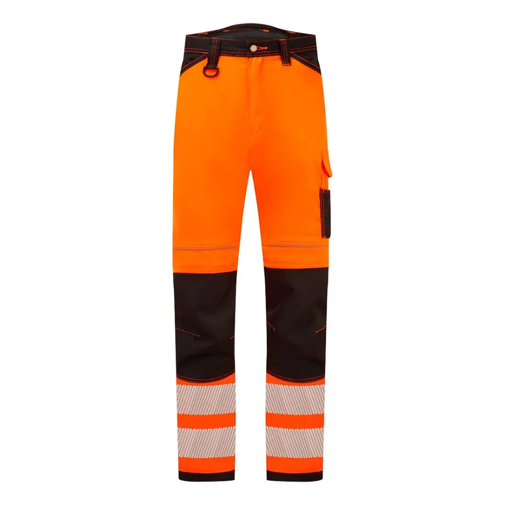 Leichte Warnschutz-Stretch Arbeitsbundhose PW303