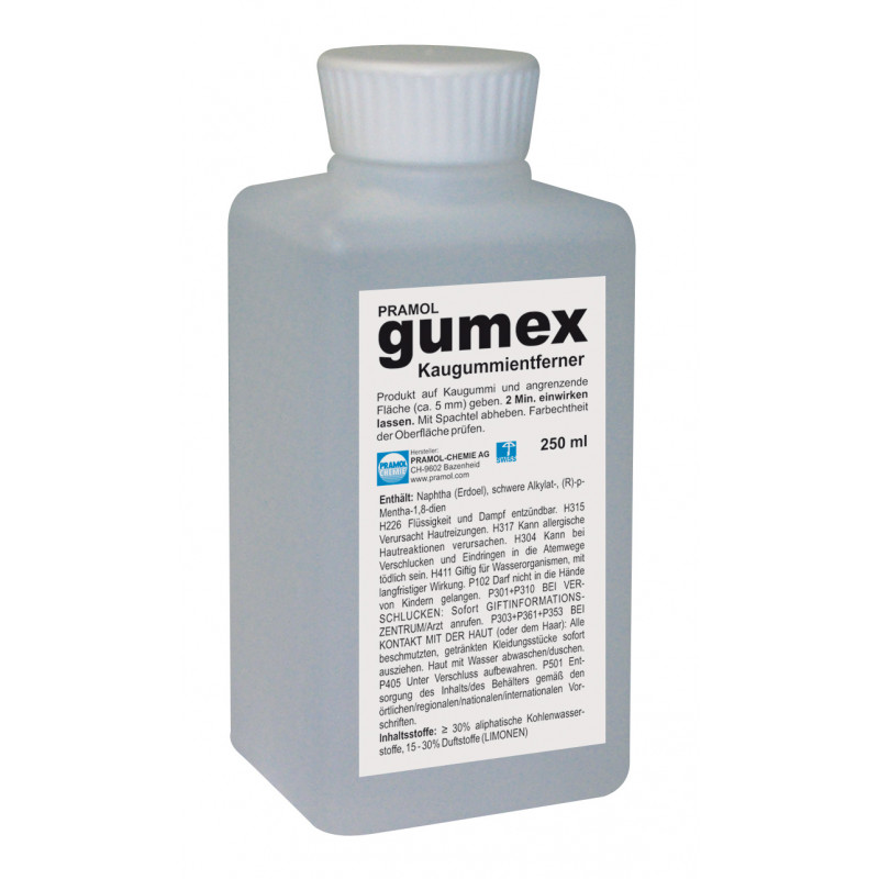 Reinigungschemie gumex 250 ml – Kaugummientferner für Teppiche