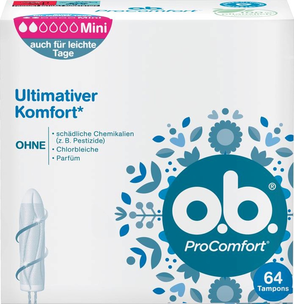 [00554] O.B. Tampons Pro Comfort Mini Grosspackung