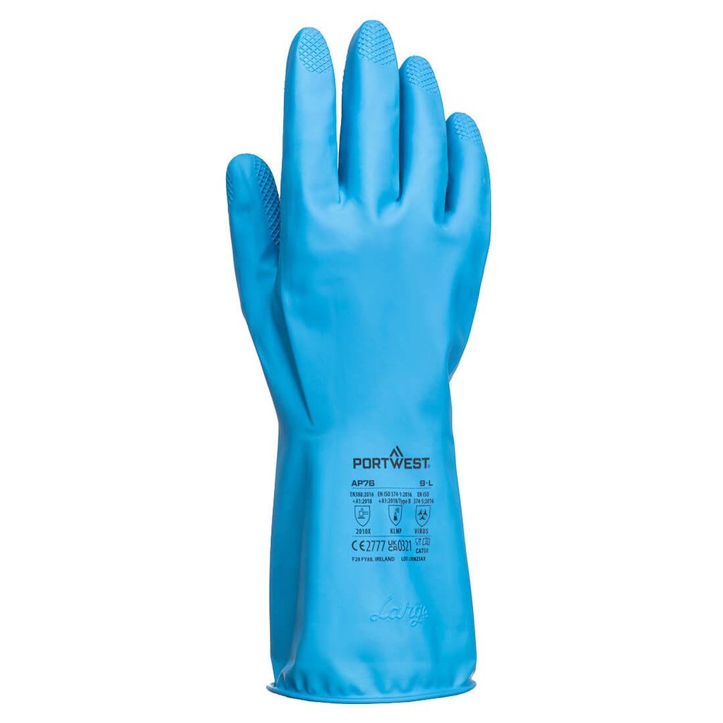 Chemikalienschutzhandschuhe FD Chemical B Latex AP76 (Pk12) (S)