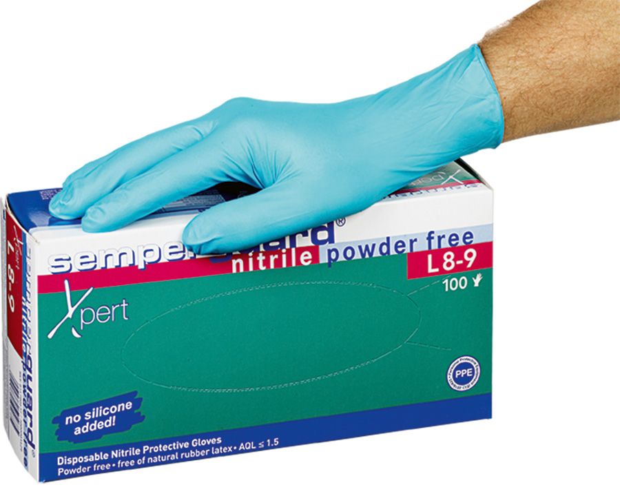 Einweghandschuhe SEMPERIT SEMPERGUARD NITRIL XPERT PF