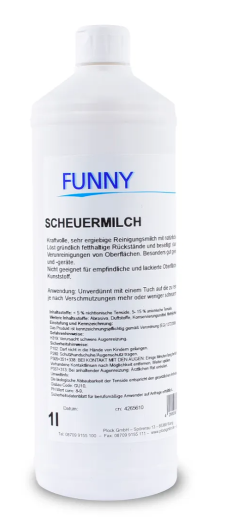 [491] Reinigungschemie Scheuermilch 1l