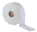 Toilettenpapier-Jumbo-3-lagig, Zellstoff weiss, Ø 19 cm, 12 Rollen