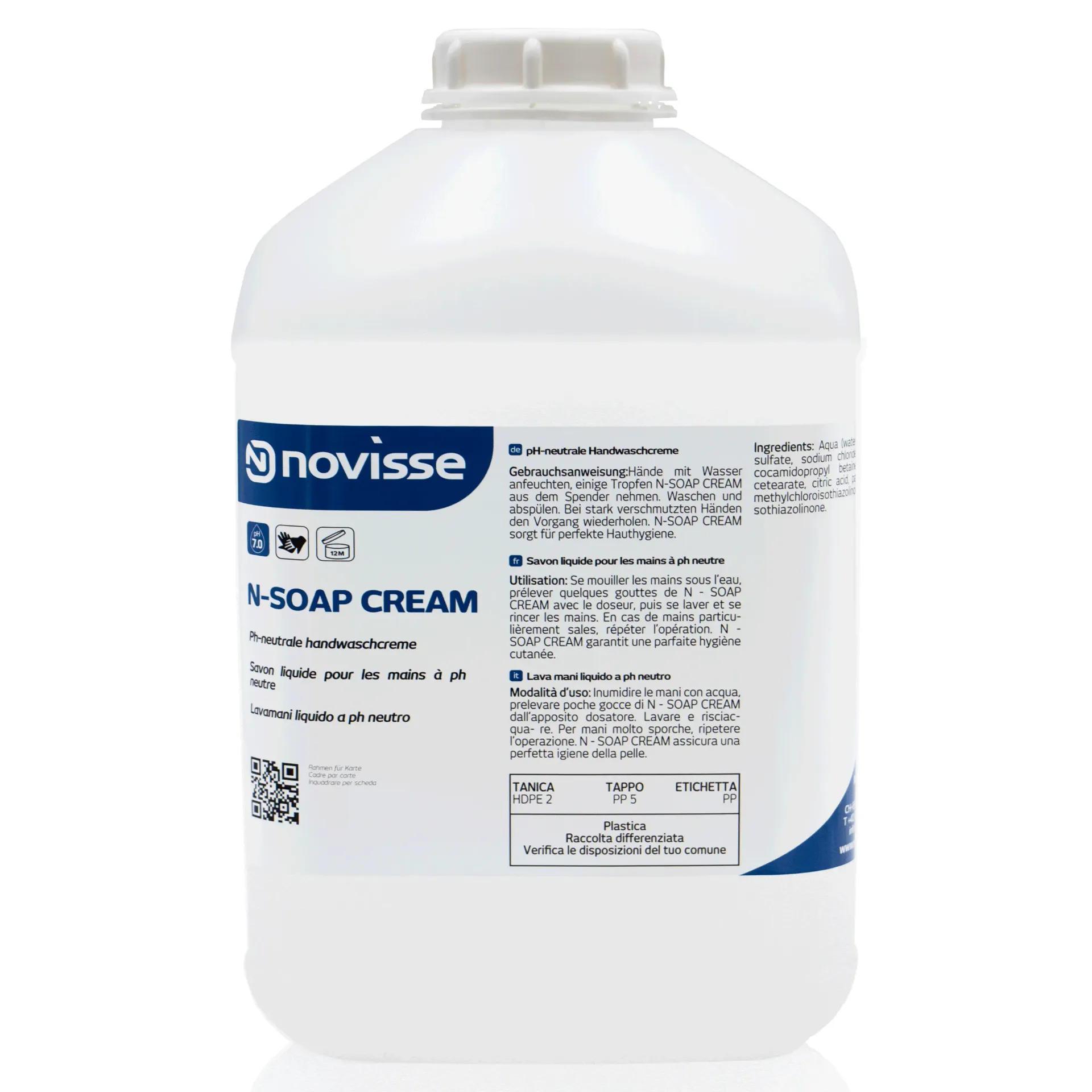 [N01.3001005] N-Soap cream. Weiss (5 l)