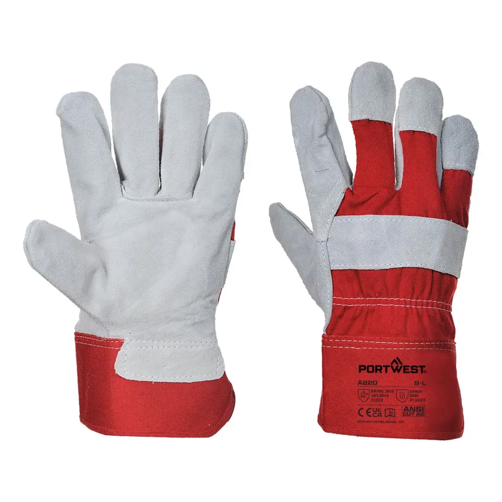 Lederschutzhandschuhe Premium Chrome Rigger A220
