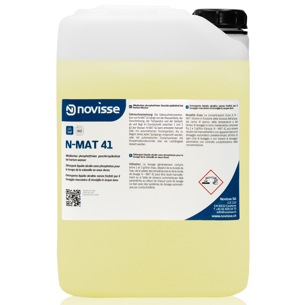 Reinigungschemie N-Mat 41 – Geschirrspülmittel (chlorfrei)