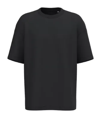 Umweltfreundliches Unisex Oversize T-Shirt NS308 (Schwarz, XS)