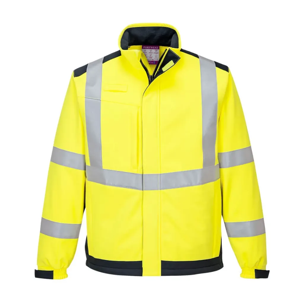 Hi-Vis Multinorm Modaflame Softshelljacke MV72