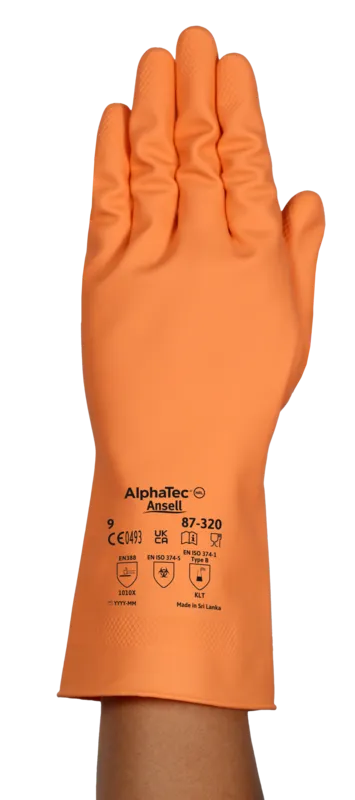 Schutzhandschuhe Lebensmittel zertifiziert AlphaTec® 87-320