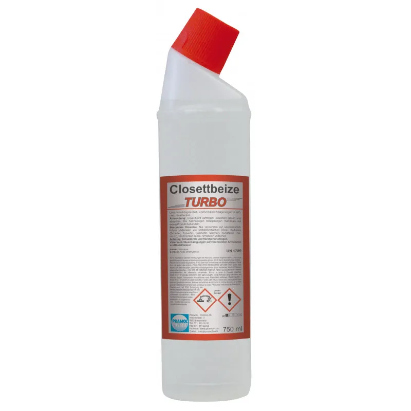 Reinigungschemie WC-Grundreiniger Closettbeize Turbo 750 ml