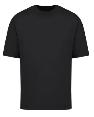 Oversized-Herren-T-Shirt NS332 (Schwarz, XXS)