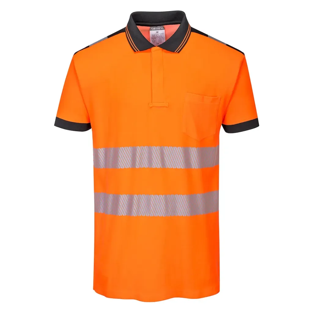 Hi-Vis Cotton Comfort Poloshirt T180