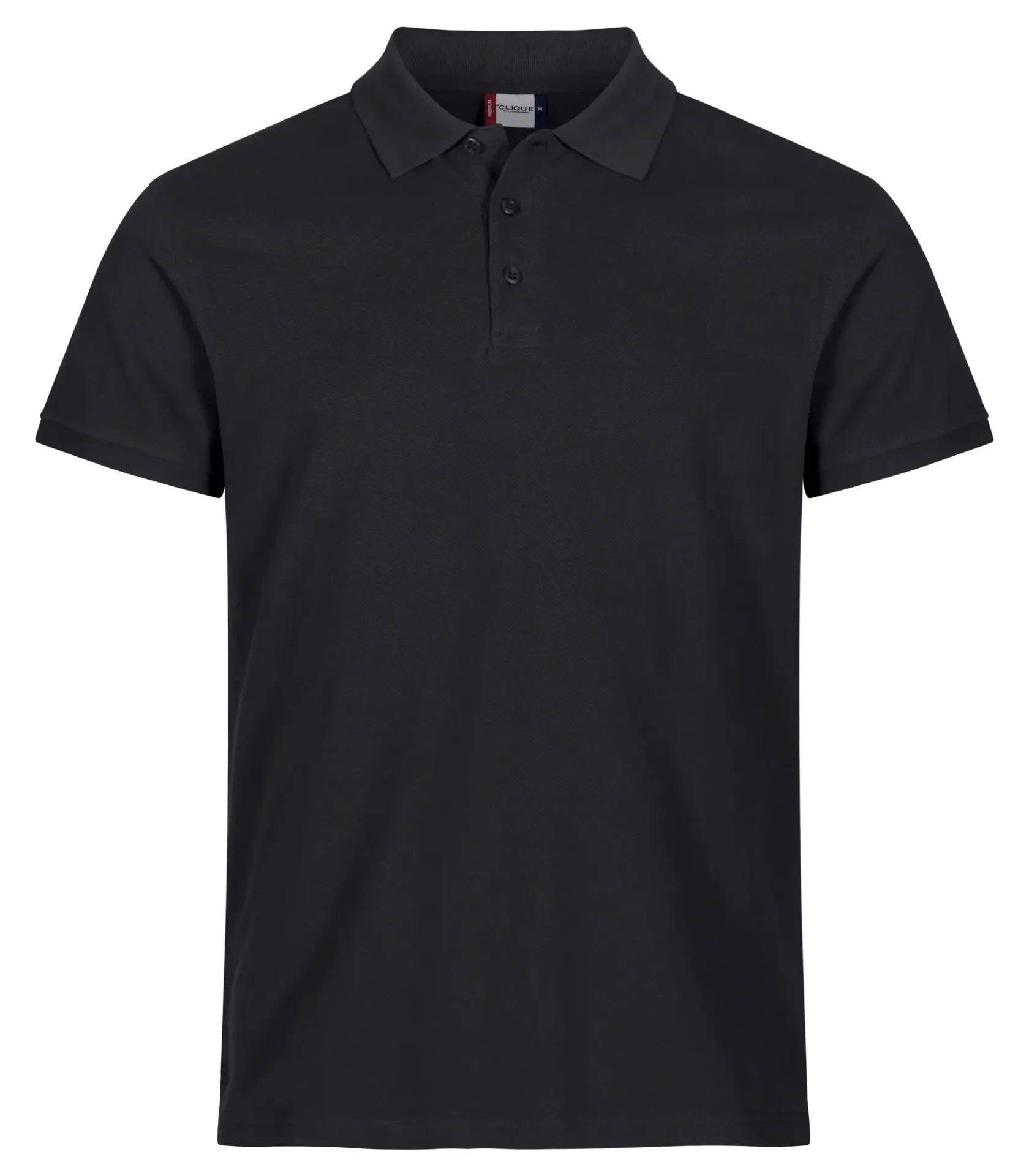 [028260-99-XS] Heavy Premium Polo (Schwarz, XS)