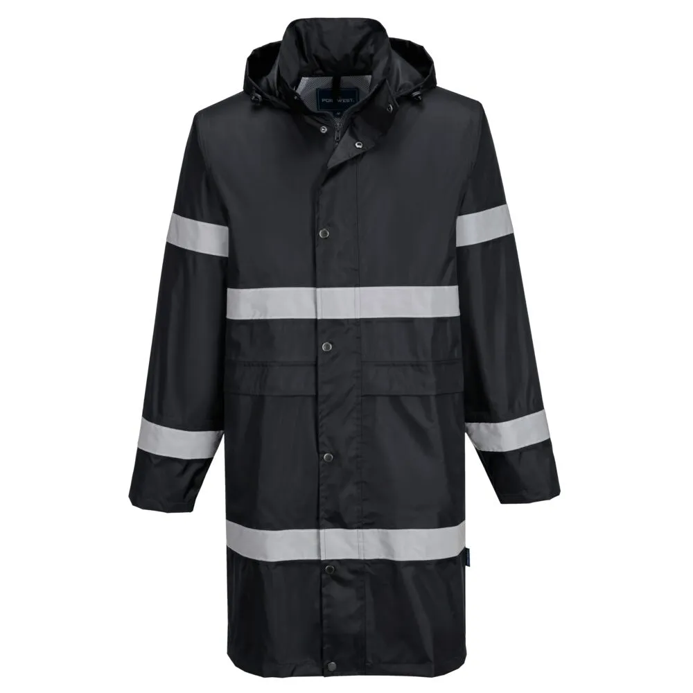 [F437BKRS] Iona Regenjacke 100cm F437 (Schwarz, S)
