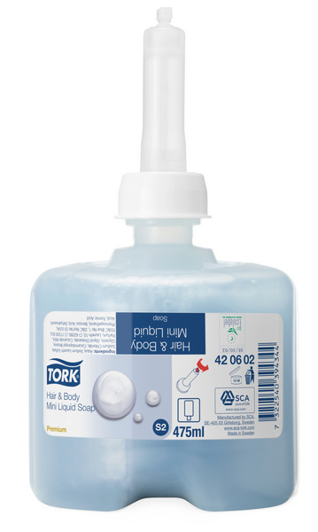 [420602] Tork Mini Duschcreme S2 Duschgel & Shampoo