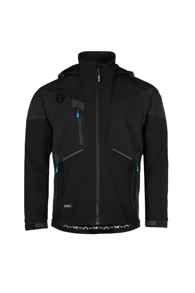 [600WA2TUL-N07-XS] Softshelljacke SYNQ® Stunter (Schwarz, XS)