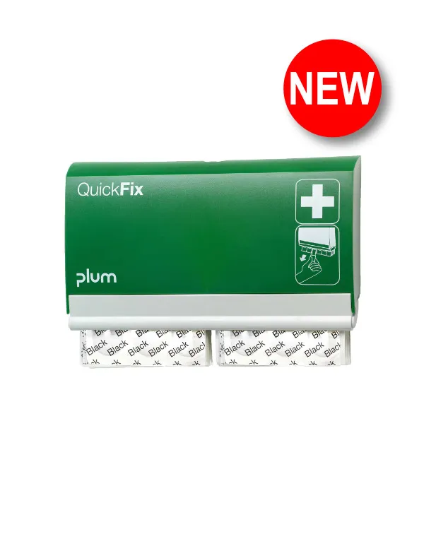 [3566] Pflaster-Dispenser Plum QuickFix mit 2x45 Stück