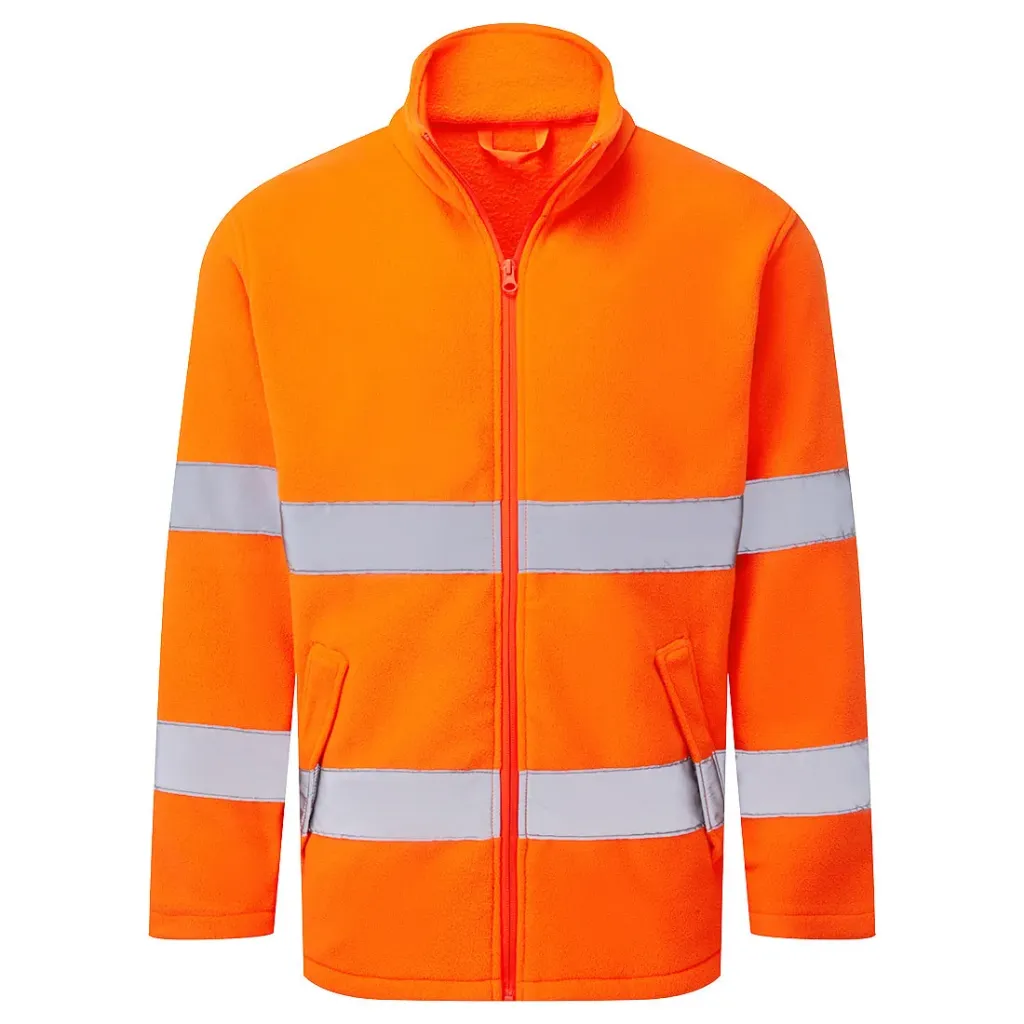[ES250ORRXS] Essential Hi-Vis Fleece ES250 (Orange, XS)