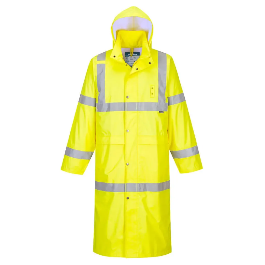 Hi-Vis Regenmantel 122 cm H445