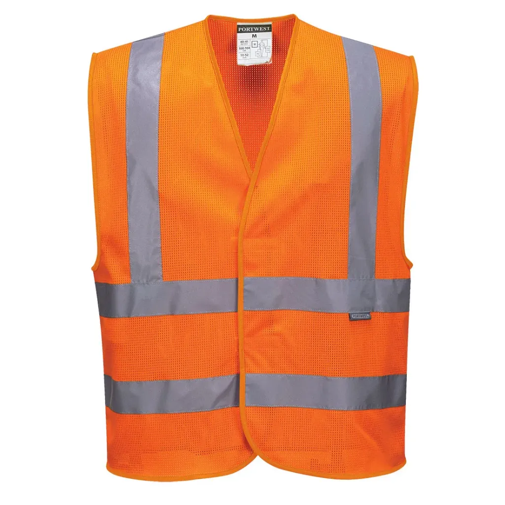 Hi-Vis Mesh Weste mit Schulterreflexband C370
