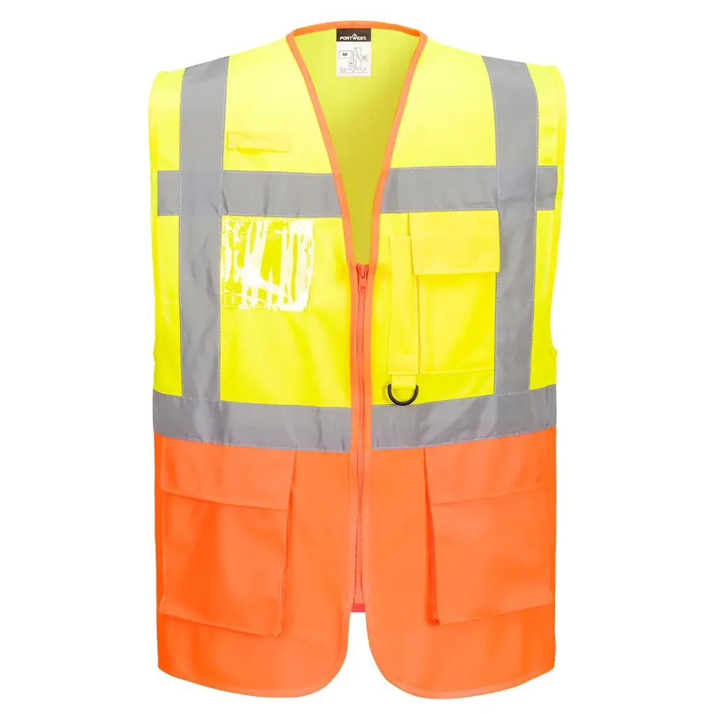 [S376YORXS] Prag Hi-Vis Exekutiv Weste S376 (XS)