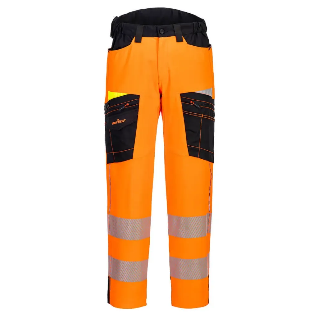 [DX453OBR28] Hi-Vis Service-Bundhose DX453 (Orange / Schwarz, 42)