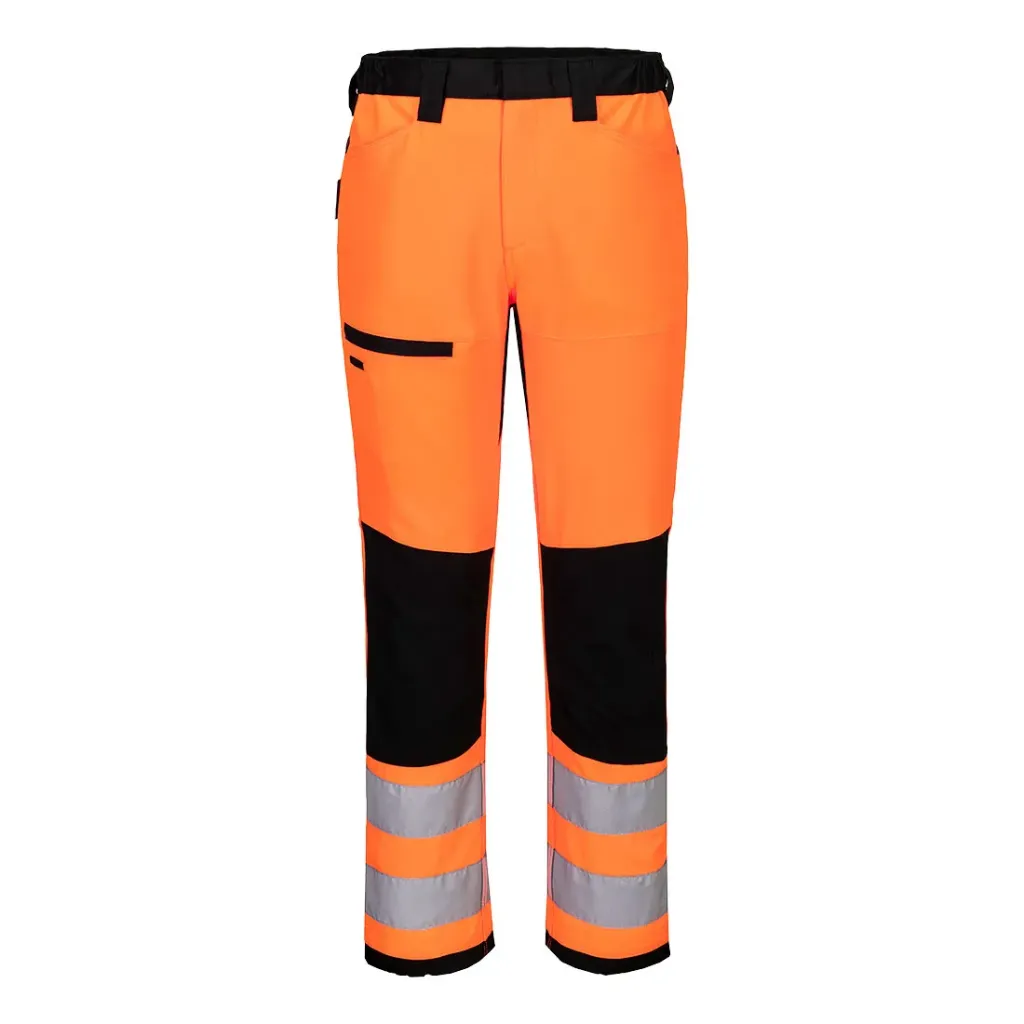 [CD857OBR28] Eco Hi-Vis Service Bundhose CD857 (Orange / Schwarz, 42)