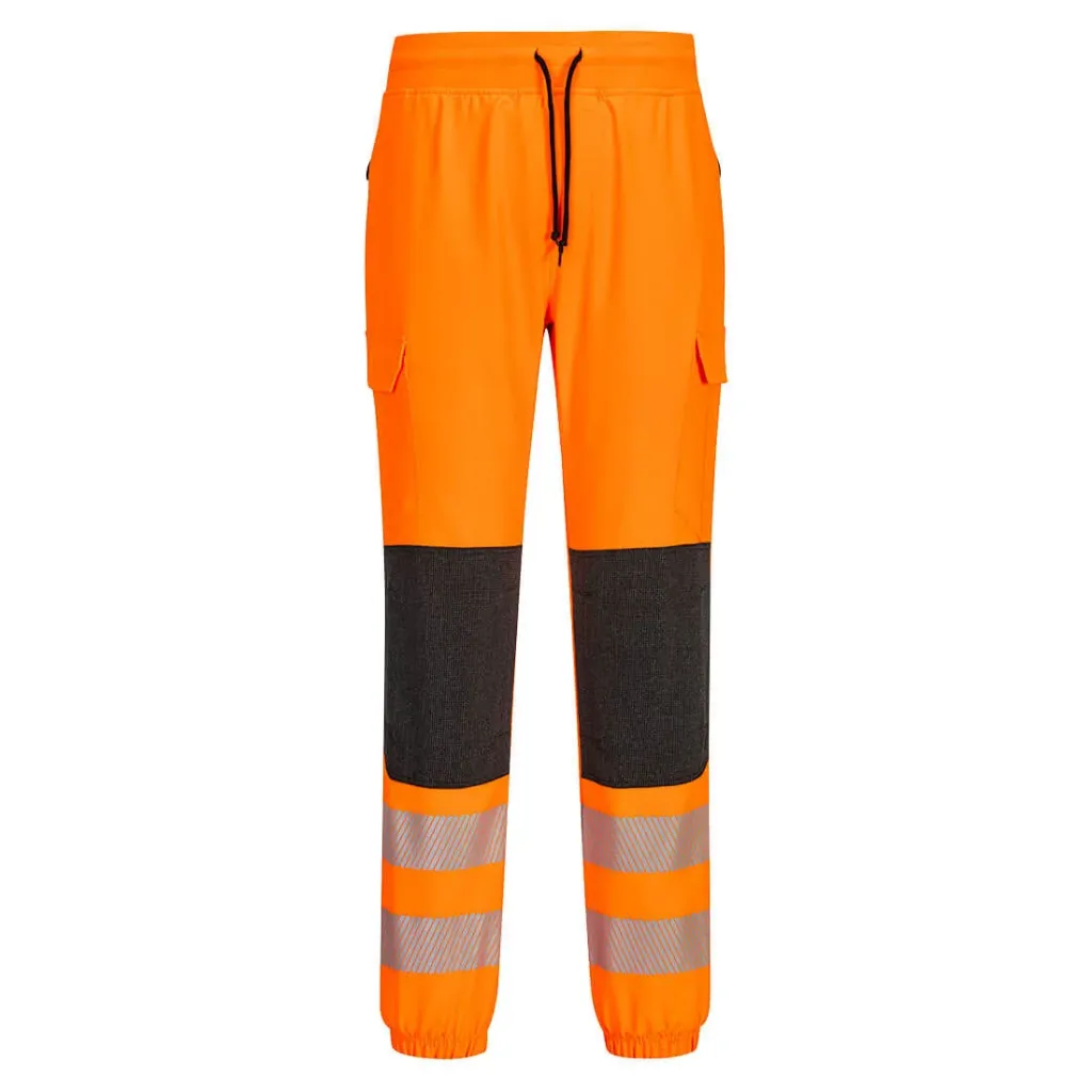 [KX346OBRS] Hi-Vis Flexi Jogger KX346 (Orange / Schwarz, S)