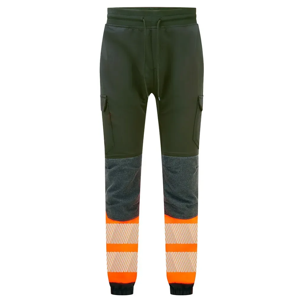 [KX341KORS] Hi-Vis Flexi-Jogger KX341 (Schwarz / Orange, S)