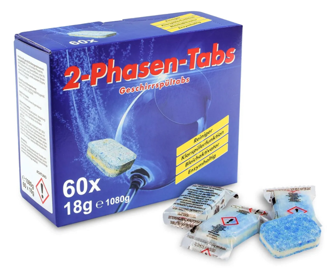 [469] Spülmaschinentabs 2 Phasen, Reiniger und Klarspüle