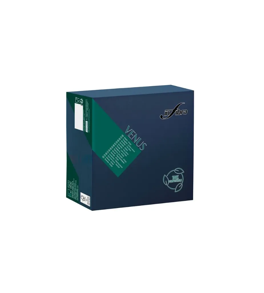 [N03.190004] Celtex Servietten Venus 40x40 cm, 1/4 1 lagig (Blau)