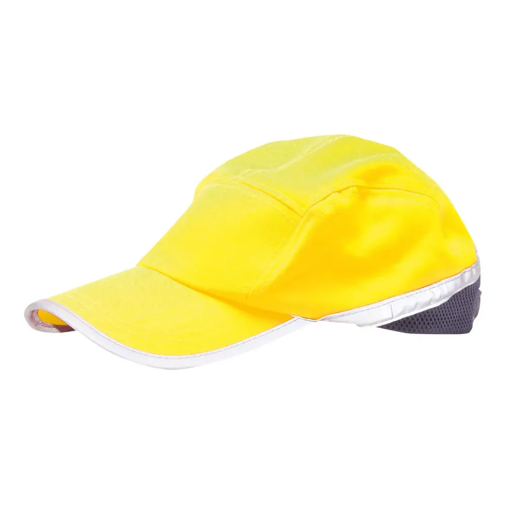 [HB10YNR] Warnschutz-Baseball-Cap HB10 (Gelb / Marine)