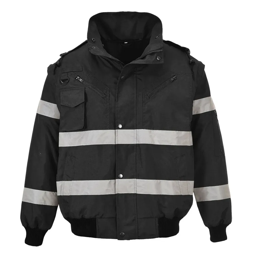 [S435BKRS] Iona 4-in-1 Pilotjacke S435 (Schwarz, S)