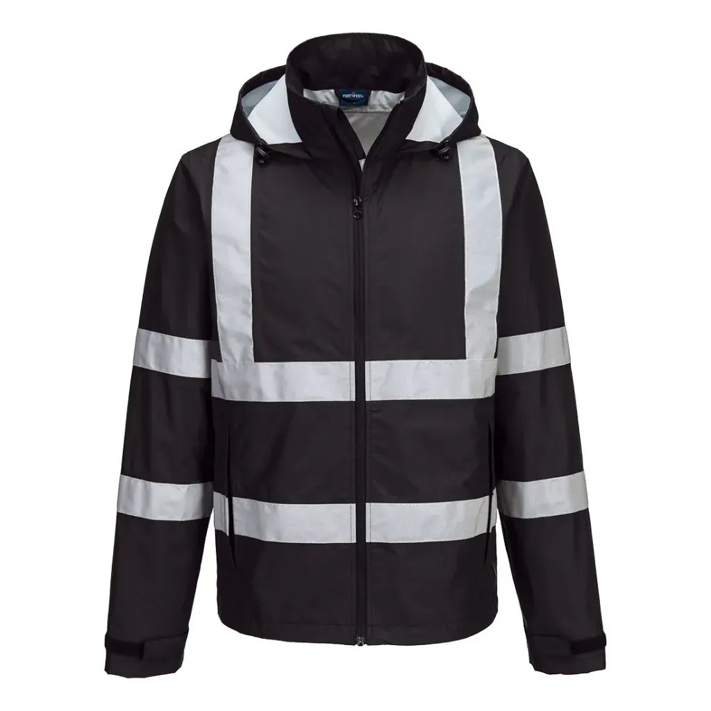 [F442BKRS] Iona leichte und packbare Jacke F442 (Schwarz, S)
